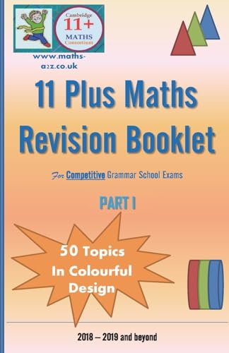 11+ Plus Maths Revision (Card) Booklet: For Competitive Grammar School Exams