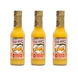Marie Sharp's Orange Pulp Habanero Hot Sauce (Pack of 3)