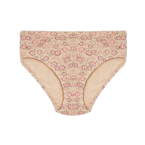Image of Red Rose Kids Girls Cotton Printed Panty Pack of 6-Assorted