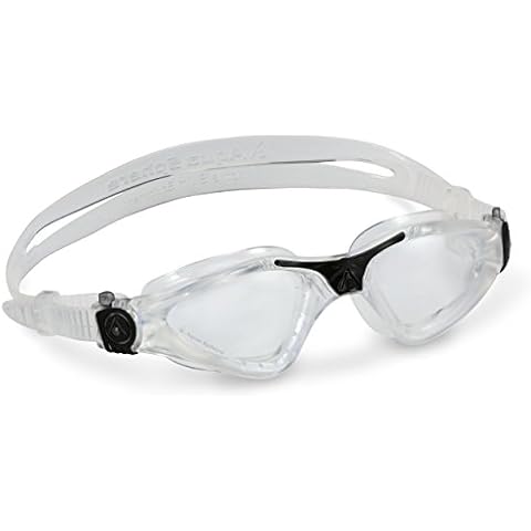 Aqua Sphere Kayenne Swim Goggles with Clear Lens (Clear/Black) Cover
