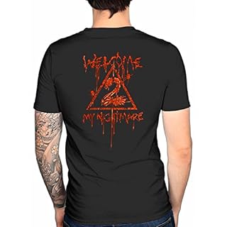 Officielle Alice Cooper Welcome to My Cauchemar T-Shirt Groupe Merch - Les Beatles, Paul McCartney, John Lennon, RIngo Starr, George Harrison Officielle Alice Cooper Welcome to My Cauchemar T-Shirt Groupe Merch – Image 2