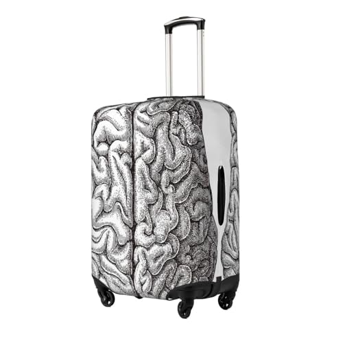 Medical Human Brain Luggage Cover for Suitcase, Suitcase Cover Protector Fit 25-28 Inch Luggage Travel Accessories, L2