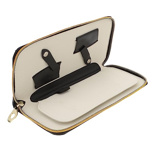 HONMEET Hair Scissors Kit 4 Scissors Stylist Scissor Bag Barber Shear Pouch Compact Tool Organizer Sturdy Portable