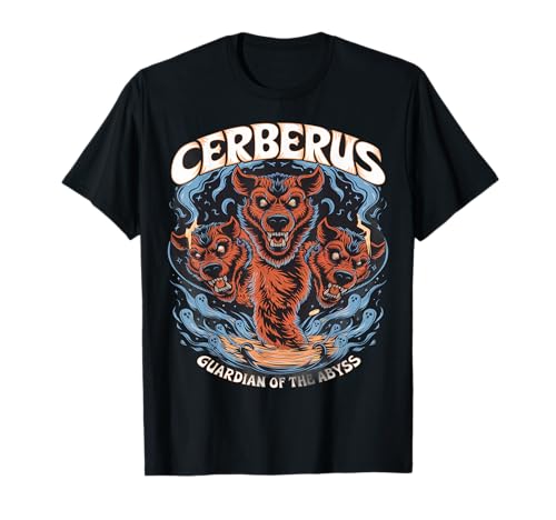 Greek Mythology 3 headed Dog Hell Cerberus T-Shirt