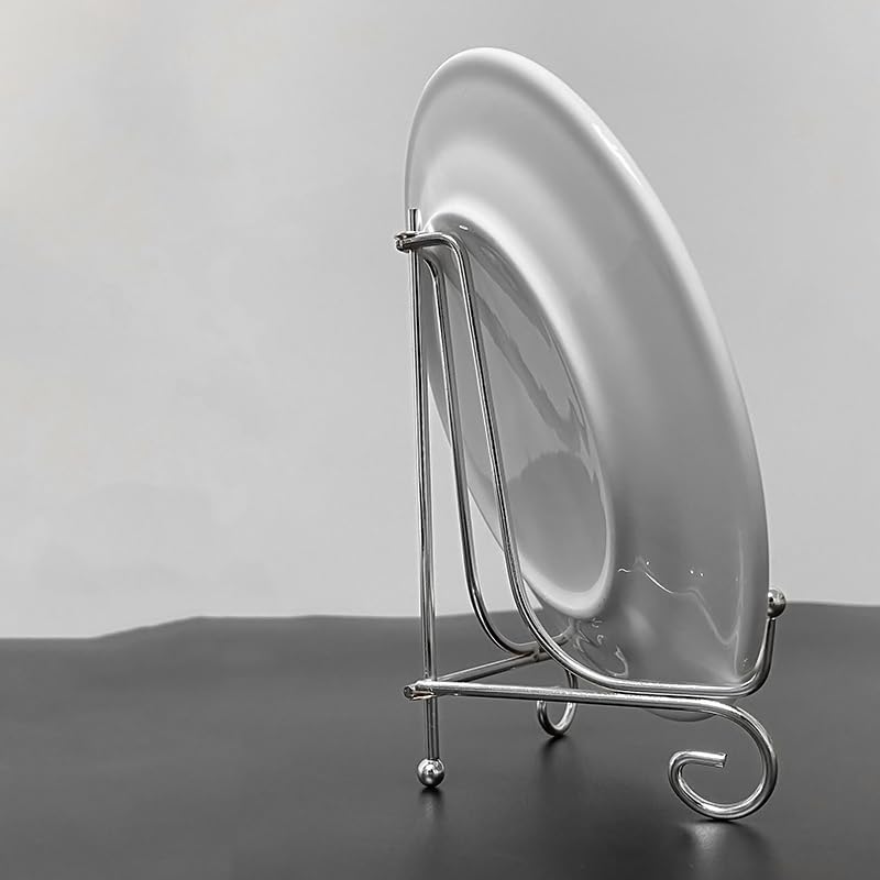 5 Pièces Chevalet Support Présentoir Porte Assiette, Support d'Assiette