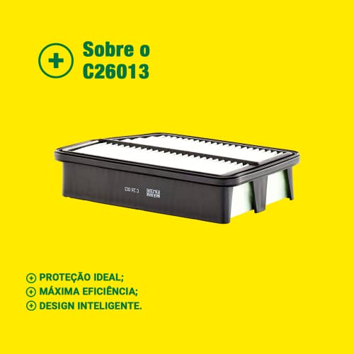 MANN-FILTER Original, Elemento Filtrante do Ar, C26013 para Kia e Hyundai