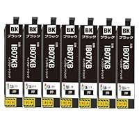 Amazon.co.jp: IB07KBブラック黒Black 7本セット互換インク
