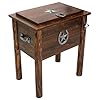 Leigh country tx 94012 54qt cooler char log 54 quart brown  urban country home decor