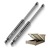 ARANA Universal Gas Struts, 600MM 700N Gas Springs Absorber Shock Replacement for Ottoman Bed Heavy Duty Boat Cover Hatch Lid Tool Toy Wooden Storage Box Window and DIY Scene, (M8 Heads 8mm Eyelet),2X