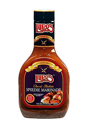 Lupo's Original Endicott Style Italian Spiedie Marinade Sauce 16oz and Lemon Garlic Marinade 16oz Bundle