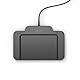 Philips ACC2320 USB-Fußschalter, 3 Pedal-Design Schnellvorlauf, Wiedergabe, Schnellrücklauf, CD mit Treibern und Konfigurationssoftware Anthrazit