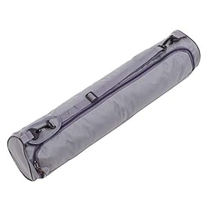 BESPORTBLE Exercise Yoga Mat Bag Full-Zip Canvas Waterproof Yoga Mat Carry Bag Storage Bag Yoga Mat Holder with Adjustable Shoulder Strap(Black)