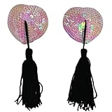 Zuoeay Shinning Palle Nippel Cover Pasteten Carnivals Club Party Wiederverwendbar Klebrige Bras...