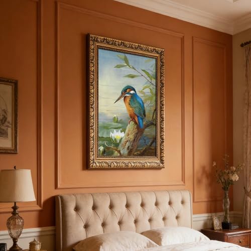 Décoration murale impression photo Kingfisher oiseau poster toile salon 20x30 - 7