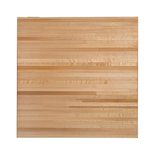 Image of CONSDAN Butcher Block Countertop, 36 x 36 Inches, USA Grown Solid Hard Maple Hardwood, for Kitchen Island, Laundry Room, RV, Camper, Office Desk, Bar Table, Prefinished with Food-Safe Oil, 1.5 inch Thick