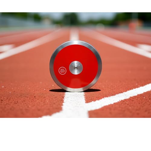 RT Red Echo Discus. 1.6kg Discus. 1.6 kg Discus. High School Discus. This Discus is a top-Tier Choice That Offers Advanced Performance and a Balanced Design for Longer Throws.