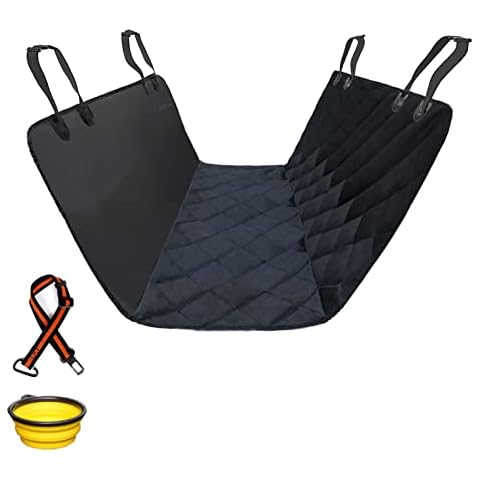 JOYELF Dogs Seat Cover Car Seat Cover for Pets Backseat Cover for Cars, Trucks Suv's Adjustable Safety Belts and Pet Bowl as Gifts Cover