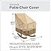 Classic Accessories Veranda Water-Resistant 27.5 Inch Rocking Chair Cover, Patio Furniture Covers
