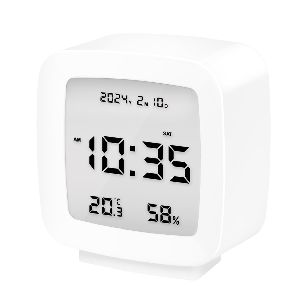 Logilink SC0120 Digital Alarm Clock, Temperature, Humidity, Snooze Function