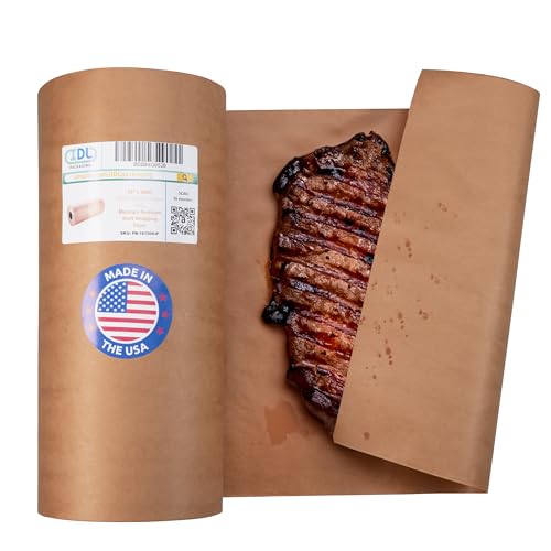 Image of Peach Butcher Paper 18 inch x 12000 inch (1000 feet) - USA-Made Natural Paper Roll