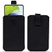 Produktbild NAUC Schutzhülle kompatibel für Samsung Galaxy A52s 5G Tasche Smartphone Lederhülle Pull Tab Handy Sleeve Hülle Cover Schwarz