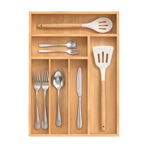 Organiseur en bambou robuste et durable pour un design épuré