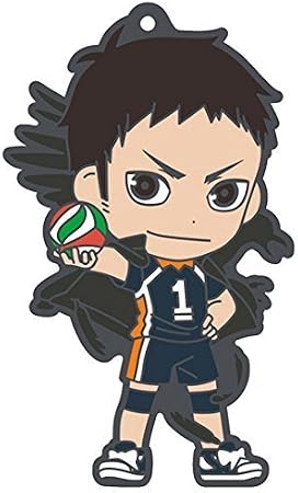 Amazon 一番くじ ハイキュー 宿命の対決 烏野vs青葉城西 K賞 烏野ラバーストラップ 澤村大地 単品 アニメ 萌えグッズ 通販