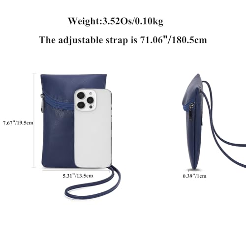 Image of Small Crossbody Women Cell Phone Purse Wallet Bag With Shoulder Strap