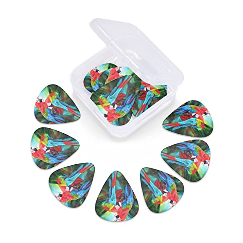 Ensemble de 12 médiators de guitare perroquets bicolores pour guitare acoustique, guitare électrique, contrebasse… - Les Beatles, Paul McCartney, John Lennon, RIngo Starr, George Harrison Ensemble de 12 médiators de guitare perroquets bicolores pour guitare acoustique, guitare électrique, contrebasse… – Image 7