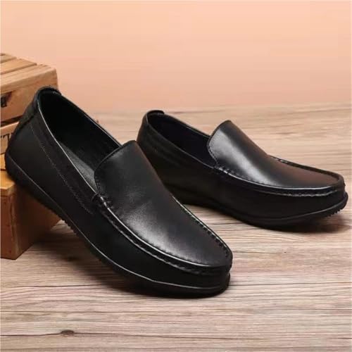 Men's Genuine Leather Driving Loafers Slip On Comfortable Soft Sole Casual Korean Style Versatile Spring Autumn Arrival2