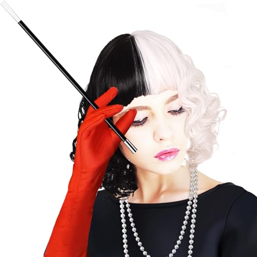 Perruques noires et blanches pour changer de look facilement au carnaval