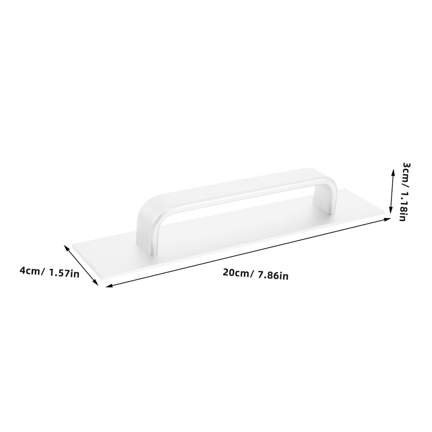 Unomor Aluminum Rv Door Handle Silver Sliding Door Pull for Shower Porch Closet Barn