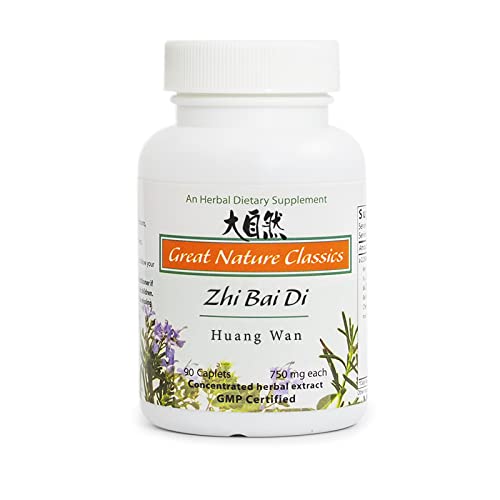 Great Nature Classics - Zhi Bai Di Huang Wan - 90 Caplets - 1 Bottle Pack
