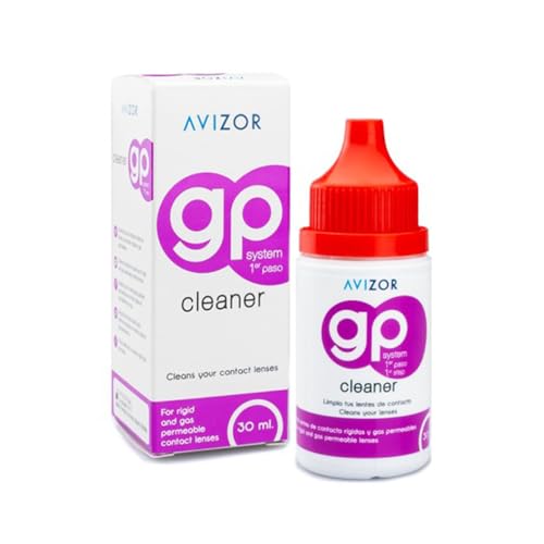 Avizor GP Cleaner | Limpiador Diario para Lentes de Contacto RGP | Elimina Proteínas y Lípidos | Formato 30 ml