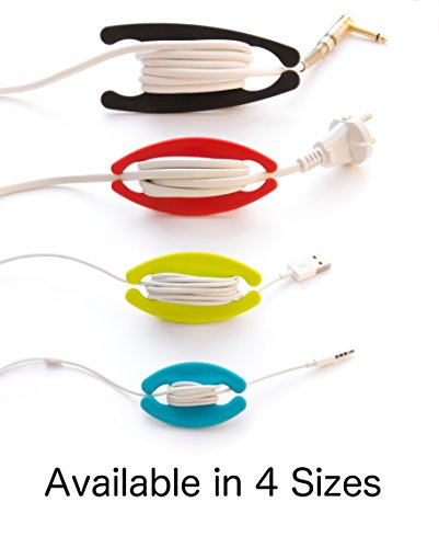 Image of Bobino Cord Wrap - Medium - Lime Cable and Wire Management /Organizer