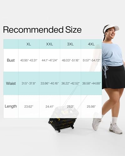 Image of Plus Size Tank Tops for Women Drawstring Sleeveless Quick Drying Tennis Shirts Loose Fit Running Golf Pickleball Workout Outfits(X-Large, Light Blue New)