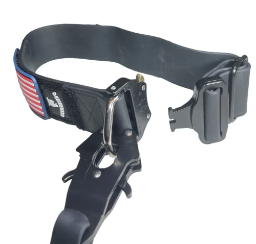 Dog Leash Pvc Rubber Coated Webbing - Heavy Duty Tactical Load Bearing Connector Quick Release Clip Collar D-Ring Clasp - Waterproof No Smell Biothane Looks Feels Like Leather K9 Leashes Lanyard #TOP4