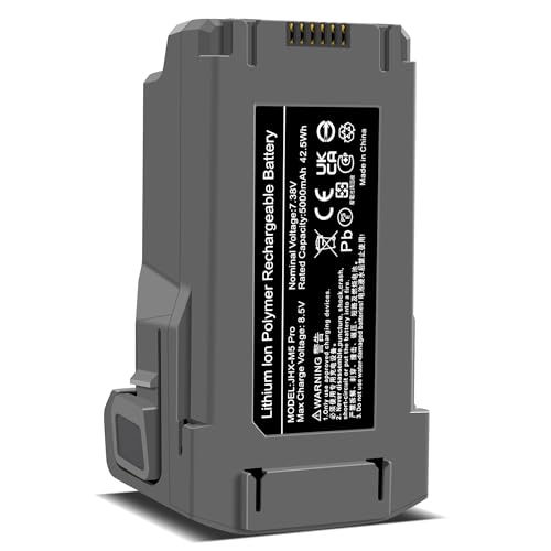 SUGUBU 5000mah �t���C�g�v���X�o�b�e���[ �����p DJI Mini 5 Pro 5000mAh 47�� ��s���� �A�b�v�O���[�h 2026�o�b�e���[�A41°����100°F�̏[�d���x�ɑΉ�