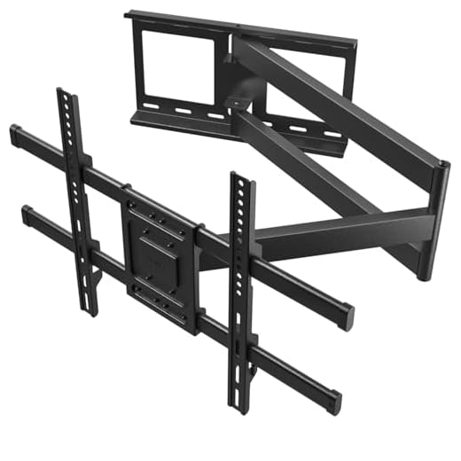 BONTEC TV Wandhalterung mit 1040 mm Extra Langem Gelenkarm für 32-75 Zoll LCD/LED/OLED Flachbildschirme bis 60kg, Neigbar, Schwenk- und Drehbar, Fernseher Halterung, Max. VESA 600 x 400 mm