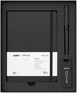 Neo Smartpens Lamy Safari All Black ncode Bluetooth Digital Smart Pen Compatible with iOS, Android, Smartphones, Tablets, and Windows PC