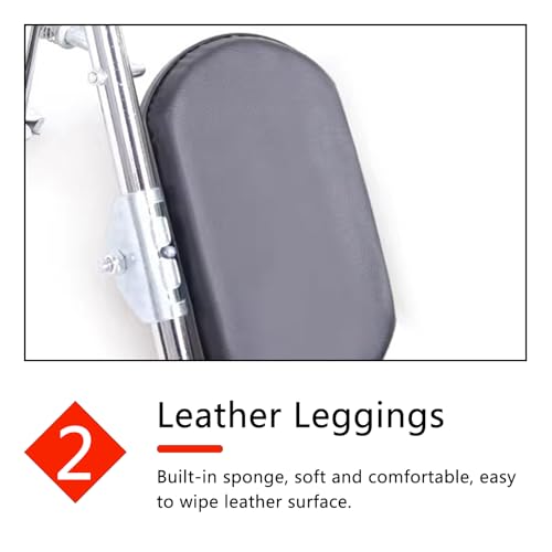Reposapiés de elevación para silla de ruedas, reposapiés ajustables con ángulo de elevación de 90-180°, pedal de ingeniería ABS, soporta hasta 100 kg, reposapiés ajustable de 39-45 cm