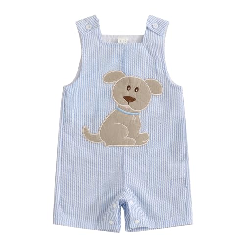 Toddler Boy Thanksgiving Outfit Smocked Jumpsuit Sleeveless Overall Spring Palysuit Halloween Farm Clothes 0-3 Y