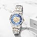 JewelryWe Reloj Mecánicos Automáticos Hombre: Relojes Resistente al Agua Redondo para Caballero Puntero Luminoso Correa de Acero Inoxidable Extraíble Plata Imagen de JewelryWe Reloj Mecánicos Automáticos Hombre: Relojes Resistente al Agua Redondo para Caballero Puntero Luminoso Correa de Acero Inoxidable Extraíble Plata
