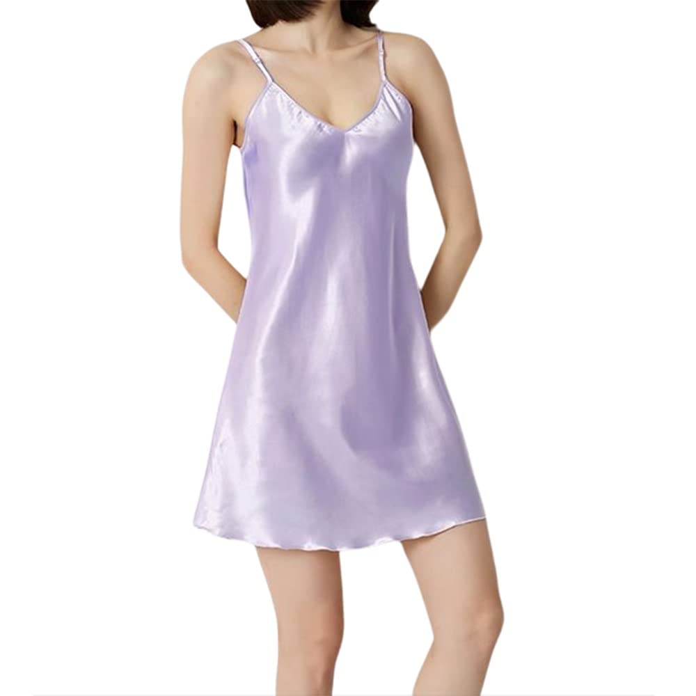 Vêtements de nuit grande taille en satin et dentelle fine