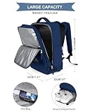 SZLX Duży Plecak Ryanair Bagaż Podręczny 40x30x20 Podróżny dla Kobiet, Bagaż Podręczny Ryanair 40x30x20 Wizz Air pod Fotelem Wodoodporny Plecak na Laptopa 14 Cali dla Mężczyzn