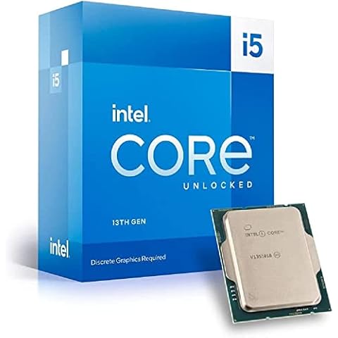 Intel® Core™ i5-13600KF Desktop Processor 14 cores (6 P-cores + 8 E-cores) 24M Cache, up to 5.1 GHz Cover