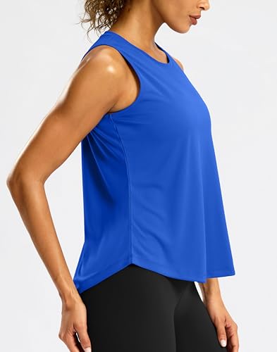 G Gradual Workout Tank Top for Women Sleeveless Athletic Yoga Tops(Blue,M) - image 2