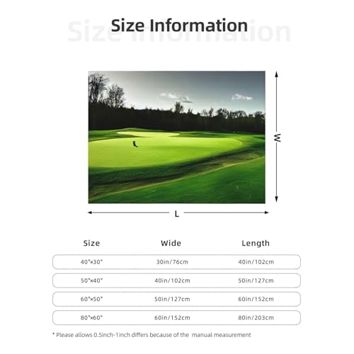 Couverture parcours de golf EdWal en microfibre pour lit douillet - 8