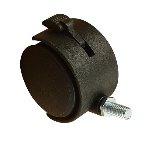 Uonlytech Roulettes Pour Meubles 1,5 Pouces M8 Frein Polyuréthane Roulement Silencieux Pour Bureau Et Maison