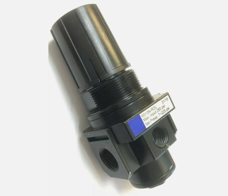 REG0375, R513N-ROL Air Regulator for air Compressor 3/8" NPT Threads 7-225 PSI / 250PSI MAX